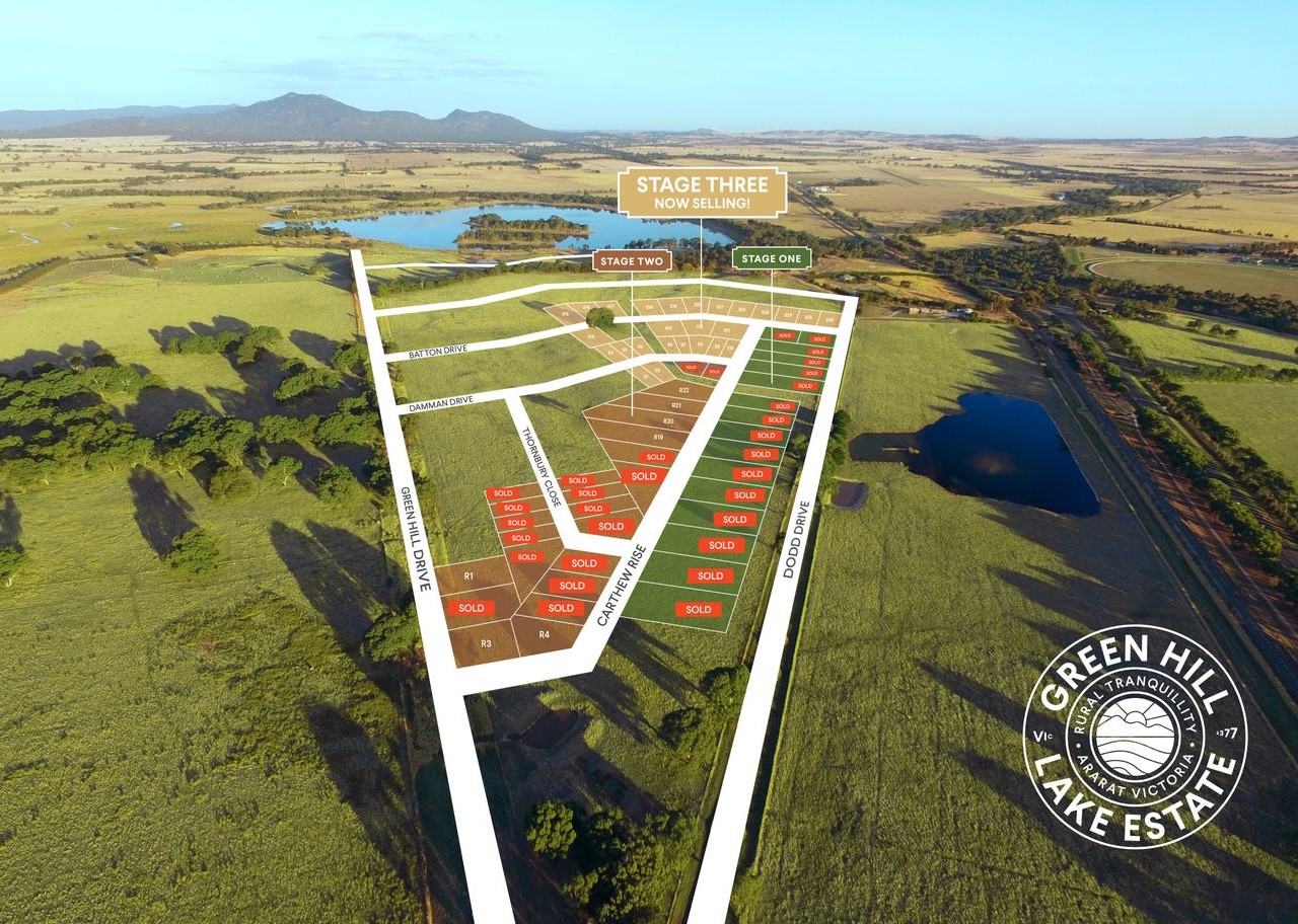 [Land] Stage 2 Lot 203 @ Green Hill Lake Estate - Ararat | OpenLot