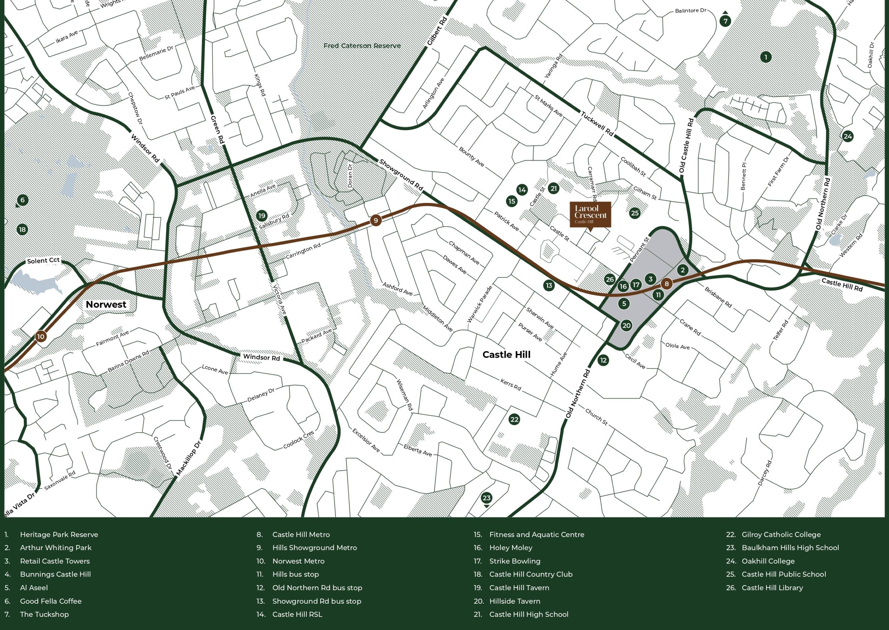 [Townhouses] Larool Crescent Estate, Castle Hill | OpenLot