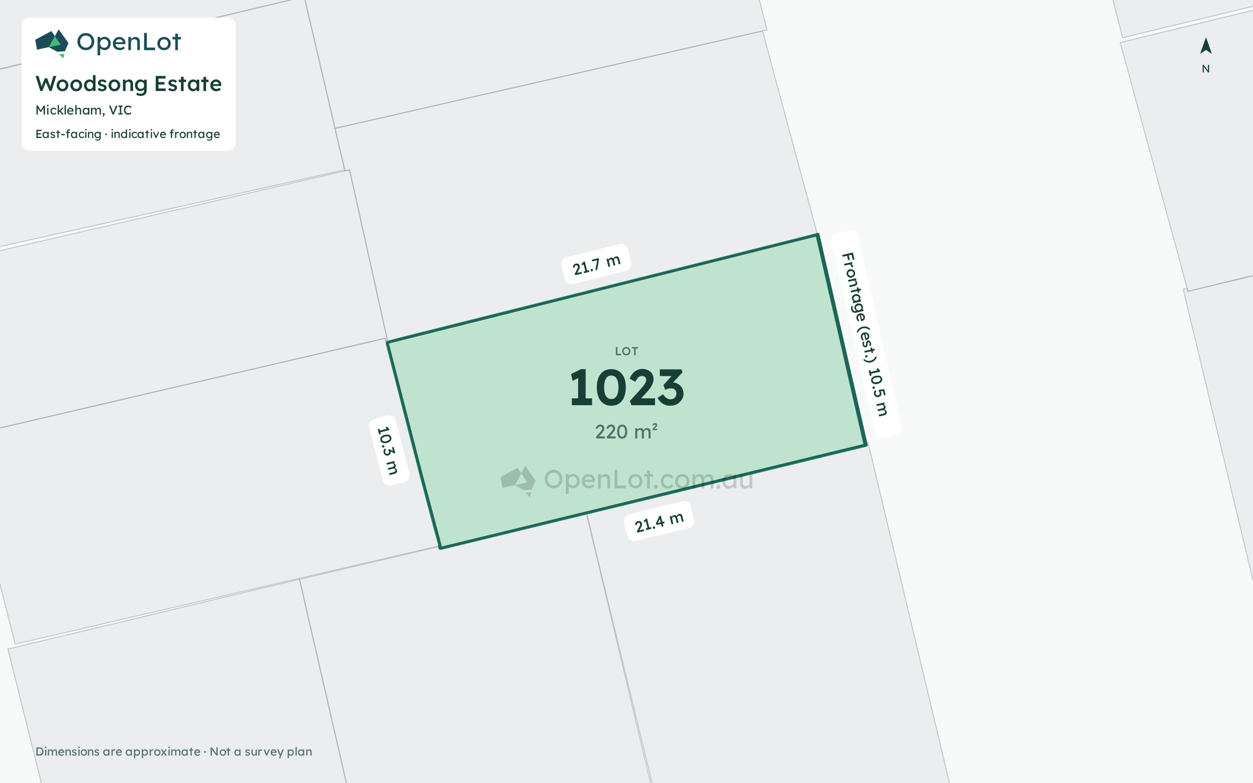 [Land] Stage 1a – Serenade Release Lot 1023 @ Woodsong Estate ...