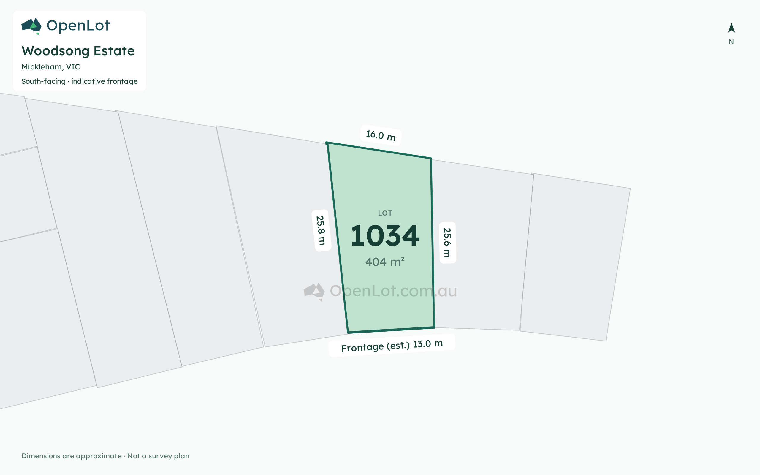 [Land] Stage 1b - Serenade Release Lot 1034 @ Woodsong Estate ...