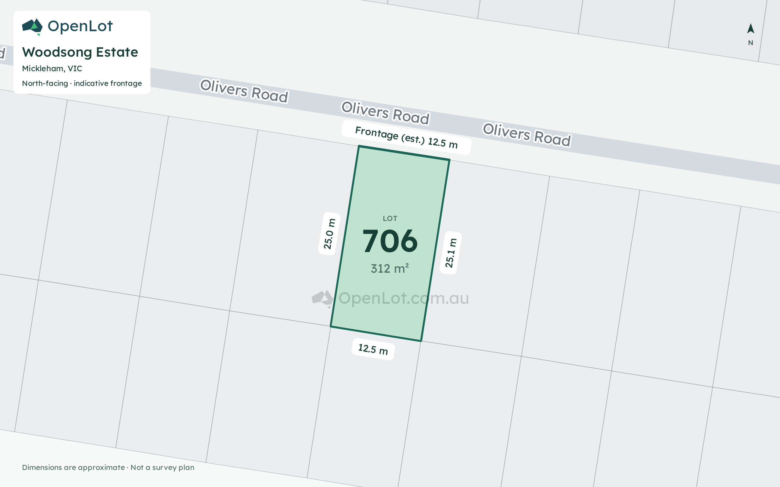 [Land] Stage 7 - Bottletree Release Lot 706 @ Woodsong Estate ...