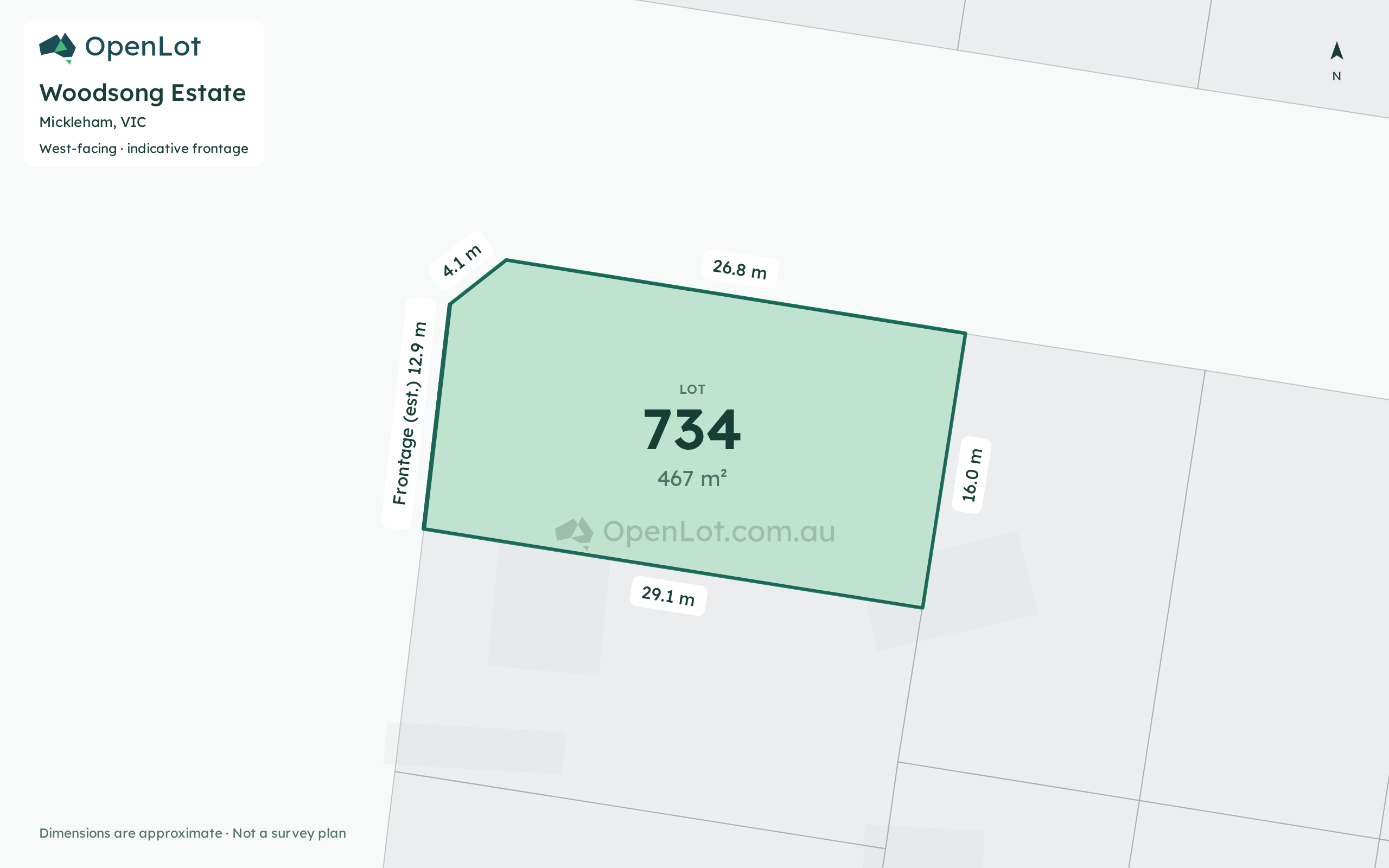[Land] Stage 7 - Bottletree Release Lot 734 @ Woodsong Estate ...