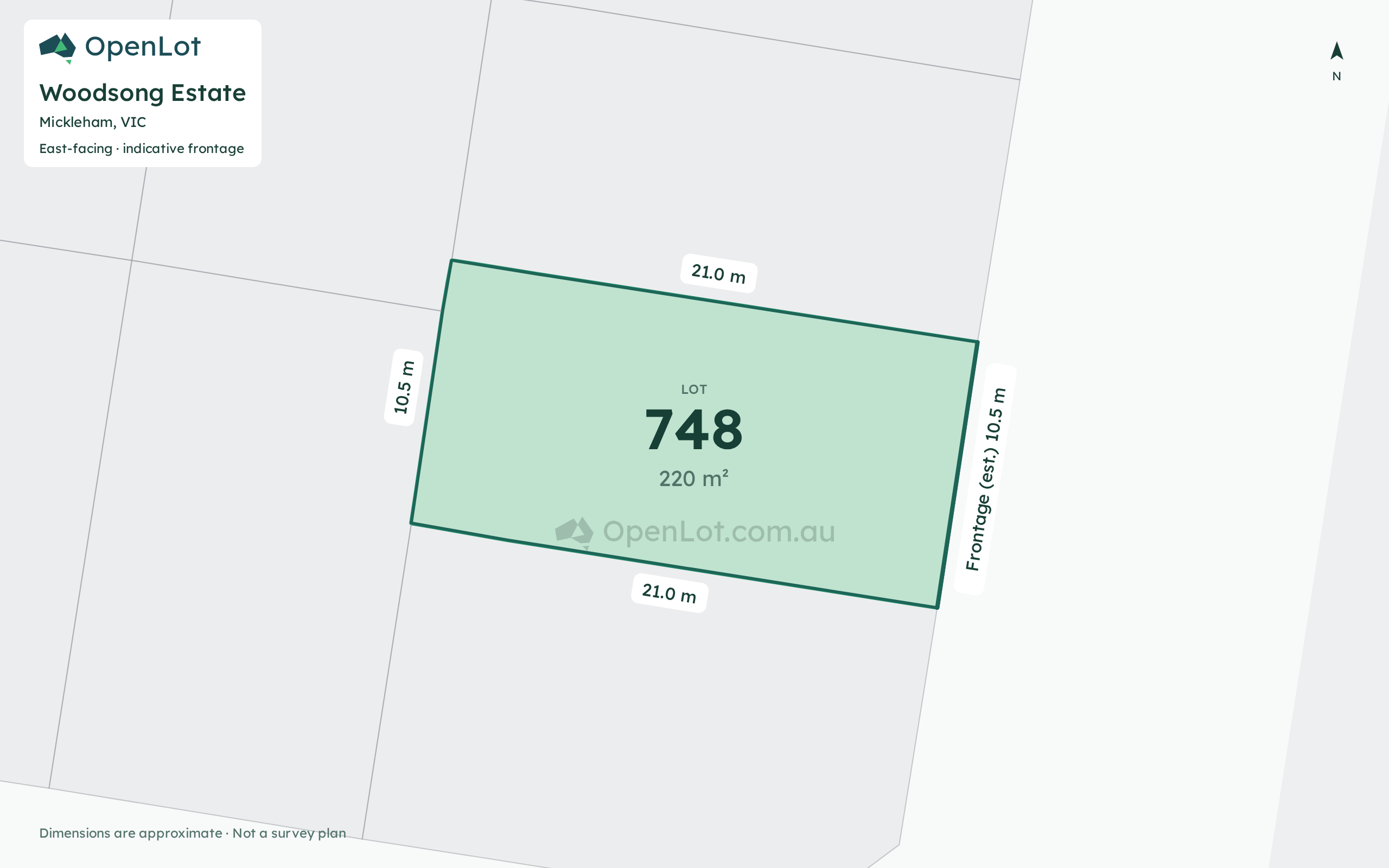[Land] Stage 7 - Bottletree Release Lot 748 @ Woodsong Estate ...
