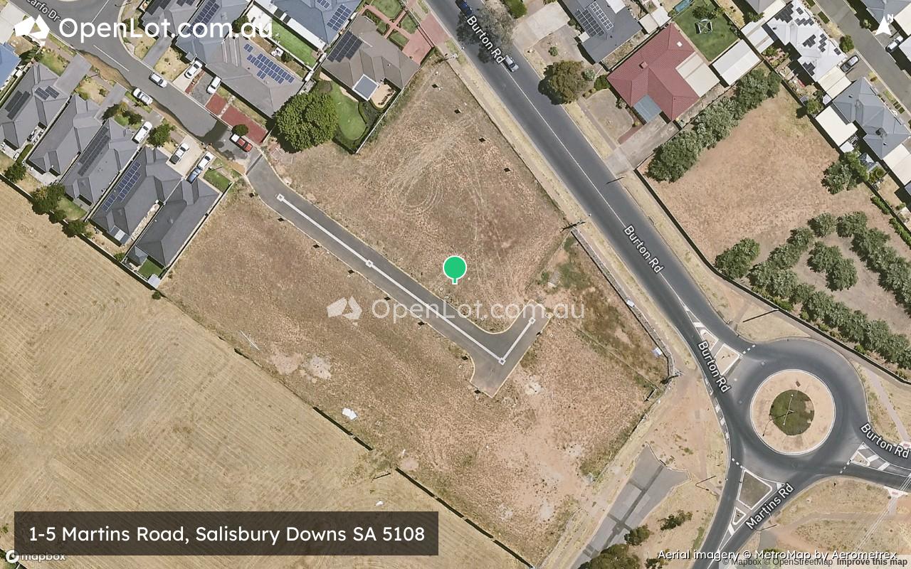[Land for Sale] 1-5 Martins Road, Salisbury Downs | OpenLot