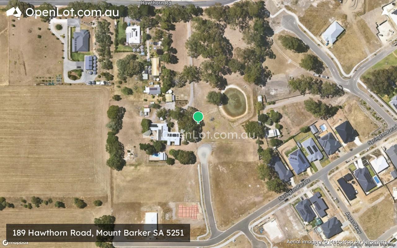[In Planning] 189 Hawthorn Road, Mount Barker | OpenLot