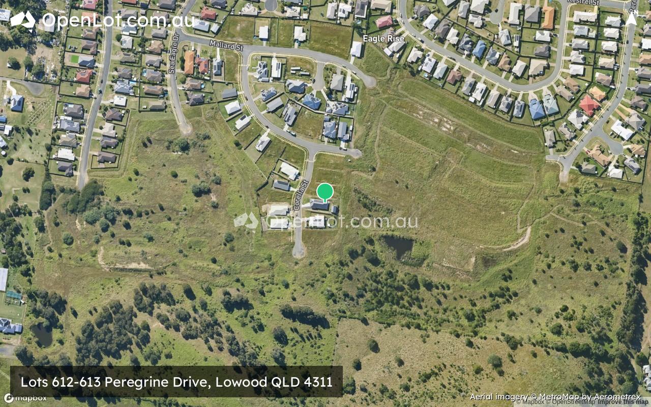 [In Planning] Lots 612-613 Peregrine Drive, Lowood | OpenLot