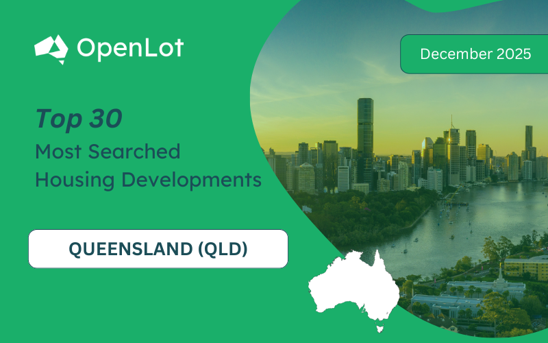 Queensland: Top 30 Most Searched Housing Developments (December 2025)