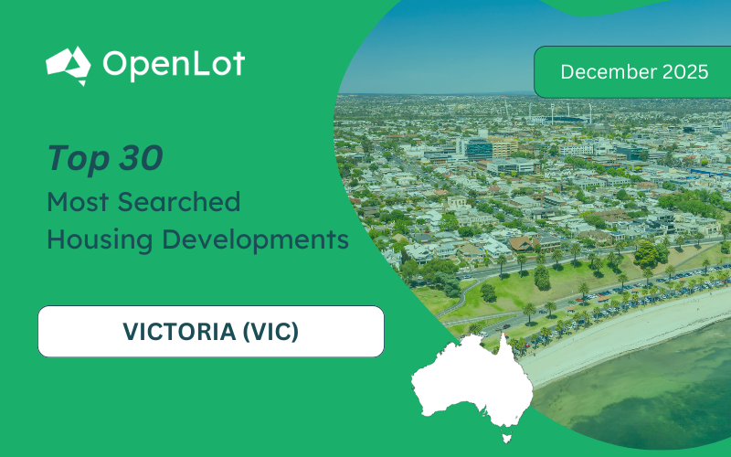 Victoria: Top 30 Most Searched Housing Developments (December 2025)