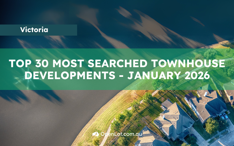 🏠 Victoria: Top 30 Most Searched Townhouse Developments  – January 2026