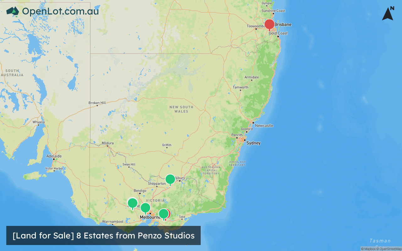 [Land for Sale] 8 Estates from Penzo Studios | OpenLot