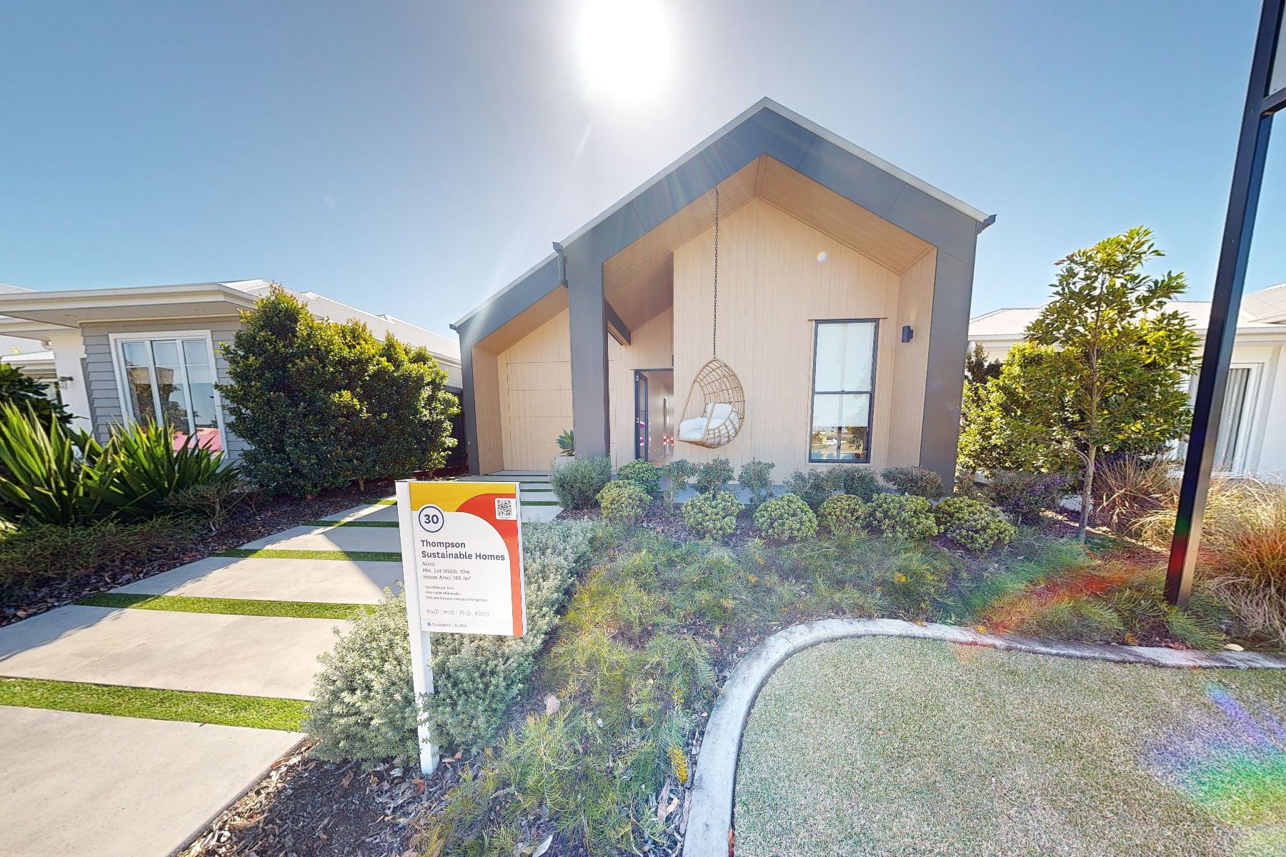 Stockland Aura Sunshine Coast - Banya Display Home Thompson Sustainable Homes Scandi Barn