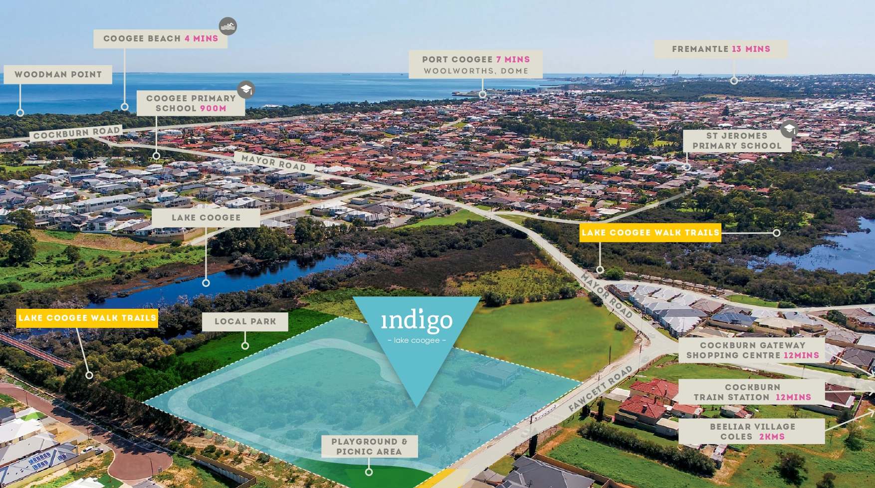 [Land for Sale] Indigo Estate, Lake Coogee | OpenLot