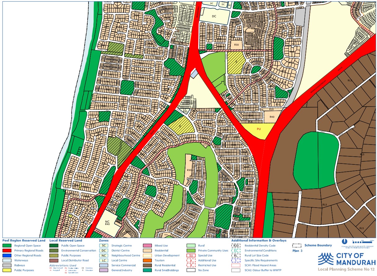 Lakelands - Planning Scheme Zoning - Plan 3