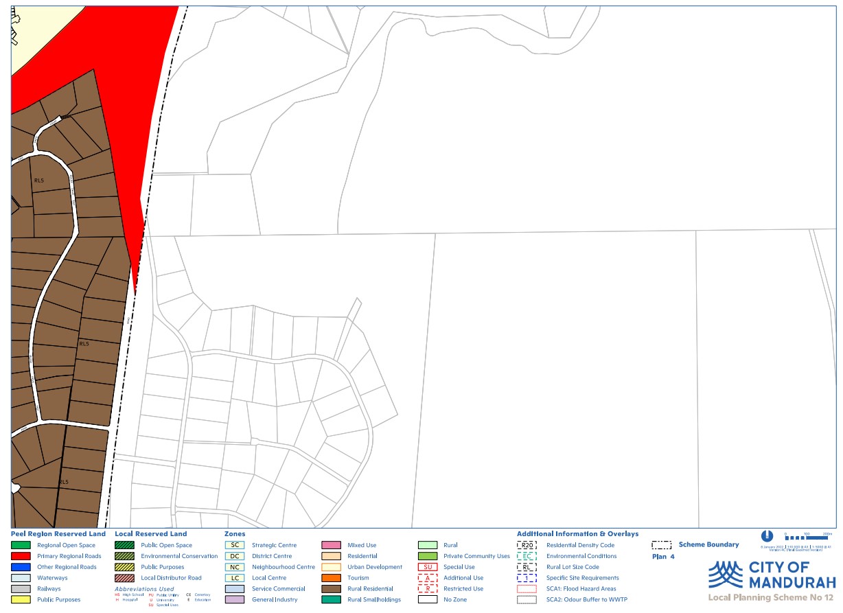 Lakelands - Planning Scheme Zoning - Plan 4