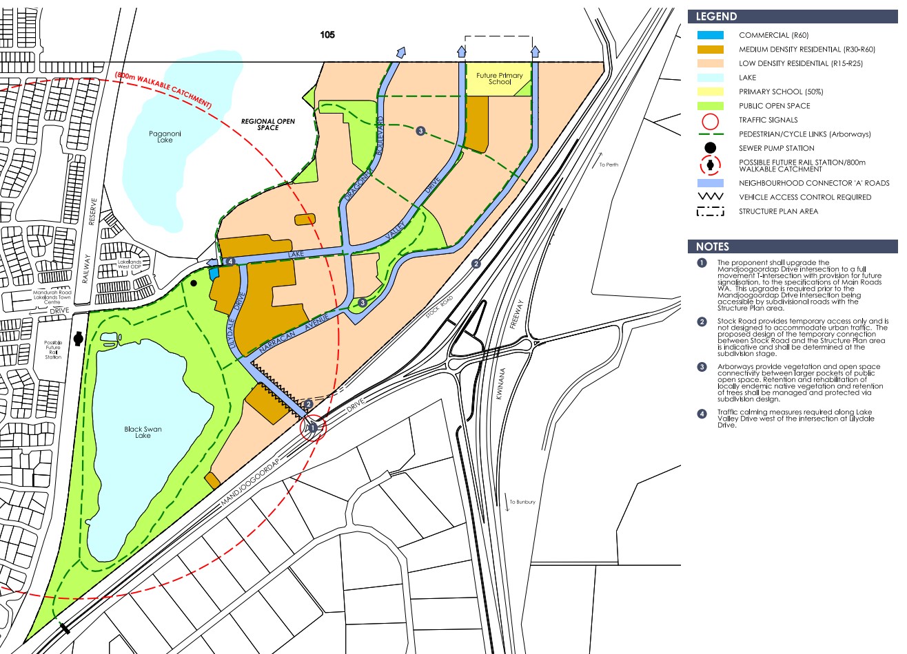 Lakelands East Structure Plan