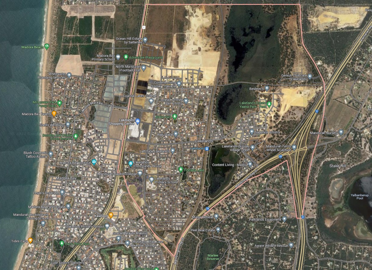 Lakelands, SA – Google Maps