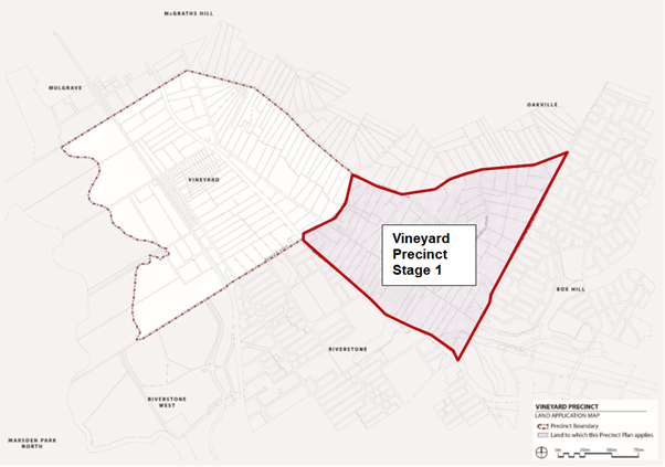 Land Application Map (Stage 1 included part of Oakville)