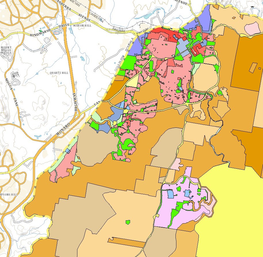 Queanbeyan-Palerang Regional Local Environmental Plan 2022 (Zoning Map)