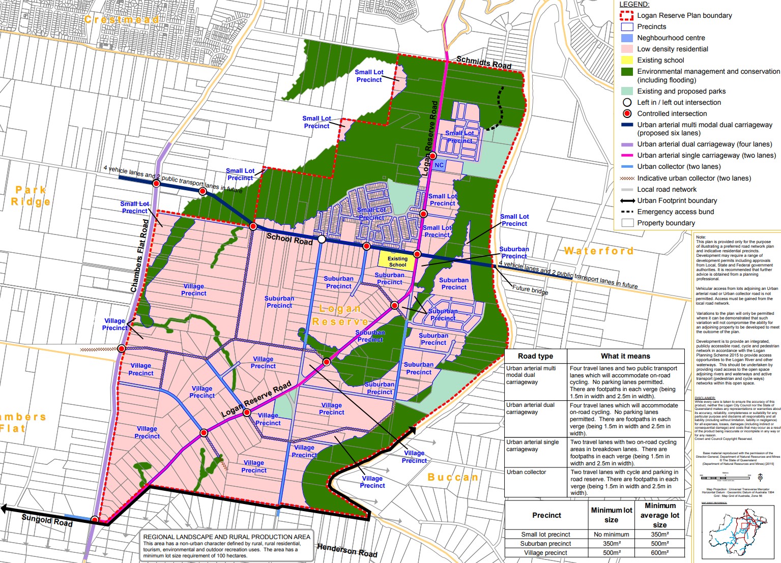 Logan Reserve Plan – LCC Mapping