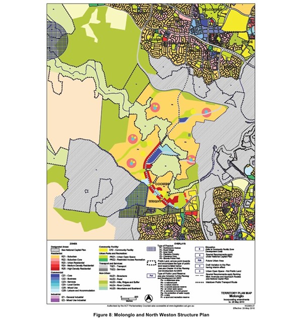Denman Prospect, ACT – Structure Plan