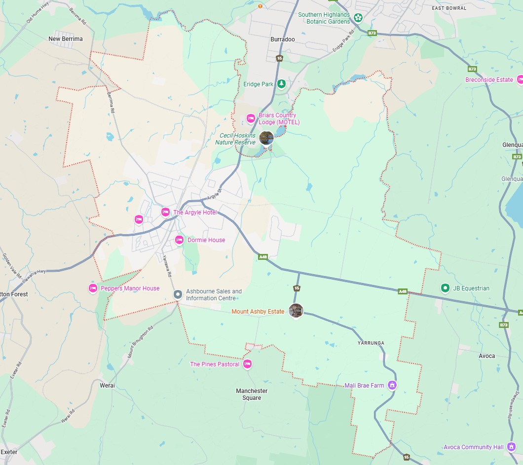 Moss Vale, NSW - Suburb Location