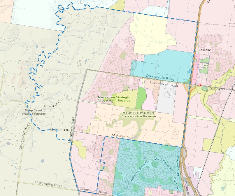 Mickleham Zoning – Planning Mapping