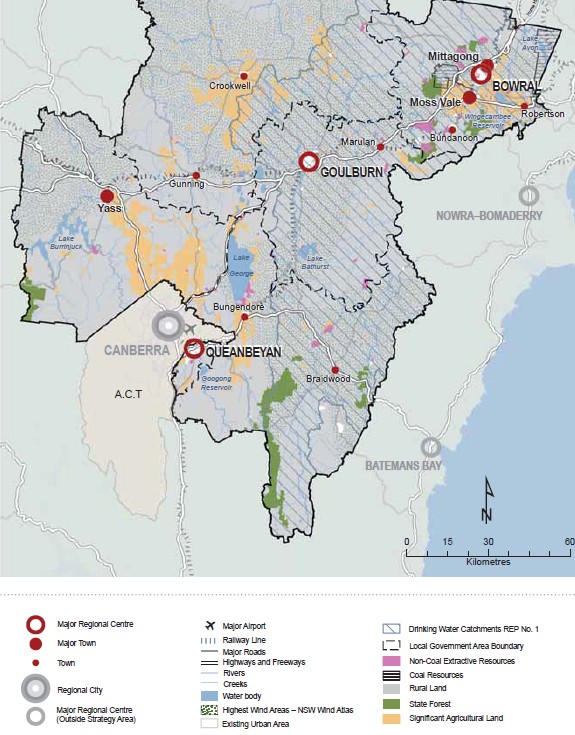Moss Vale - Sydney–Canberra Corridor Regional Strategy 2008.jpg