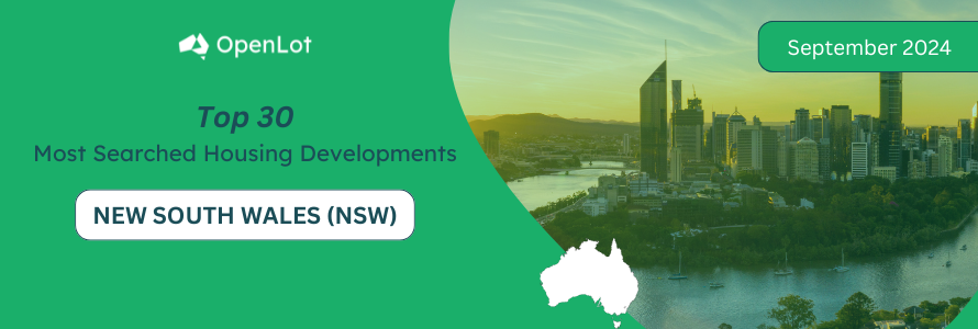 New South Wales: Top 30 Most Searched Housing Developments (September 2024)