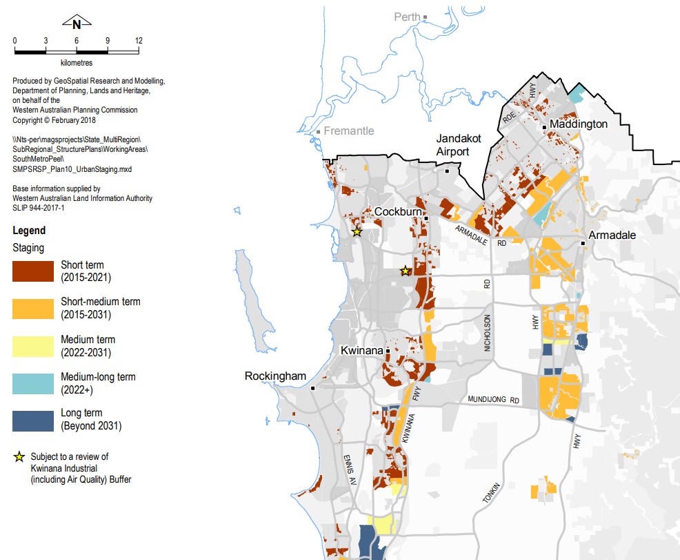 Perth and Peel - Urban Staging