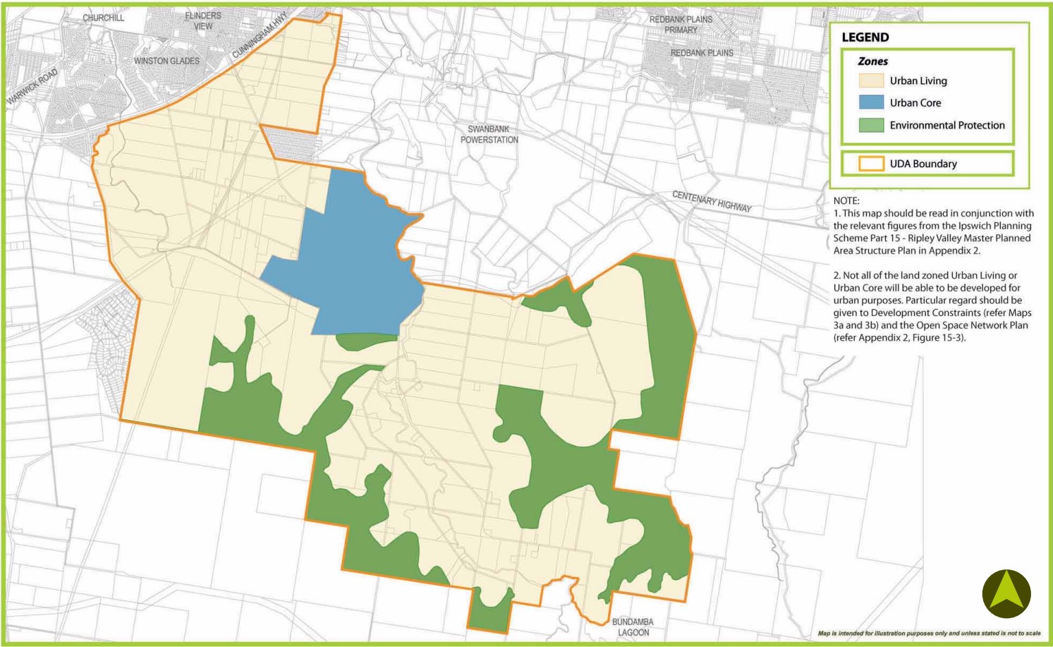 Ripley, Ipswich – Land Zoning