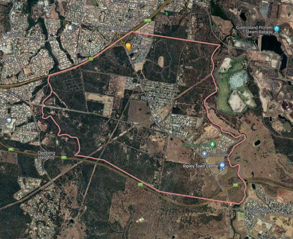 Ripley, Ipswich – Suburb Location