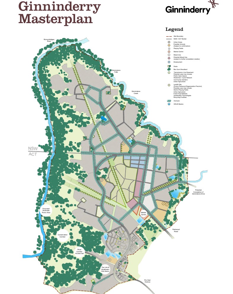 Ginninderry – Masterplan
