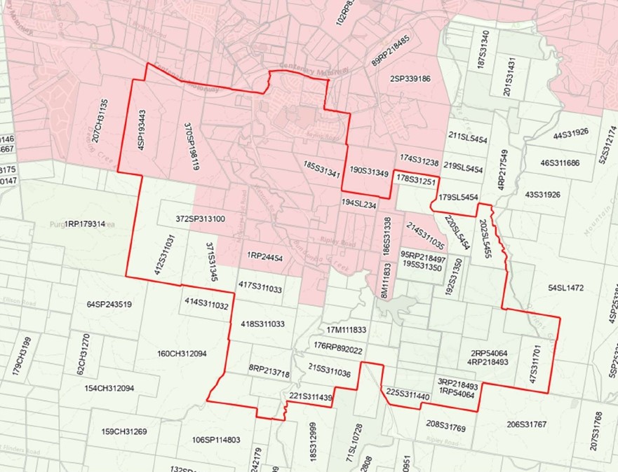 South Ripley Mapping – ShapingSEQ Regional Plan