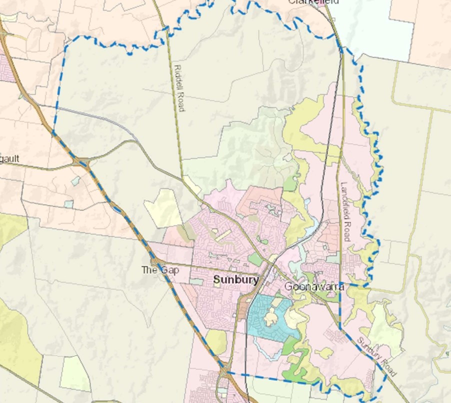 Sunbury Zoning – Planning Mapping