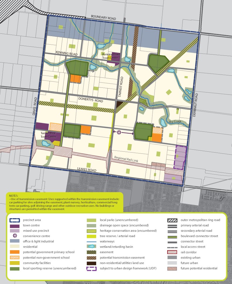 Tarneit North - Precinct Structure Plan - Future Urban Structure