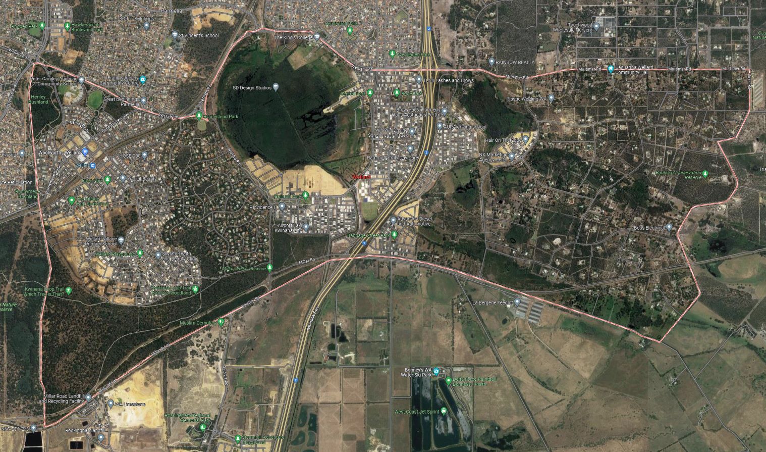 Wellard, SA – Google Maps