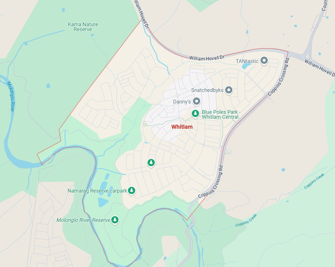 Whitlam, ACT - Suburb Location