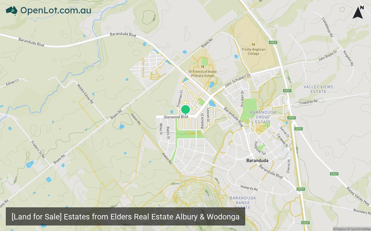 [Land for Sale] Estates from Elders Real Estate Albury & Wodonga OpenLot