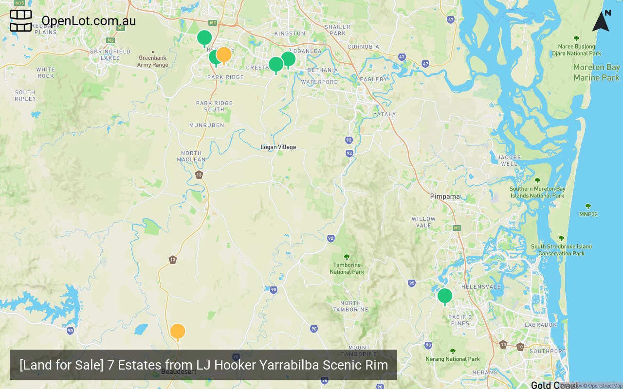 [Land for Sale] Estates from LJ Hooker Yarrabilba Scenic Rim OpenLot