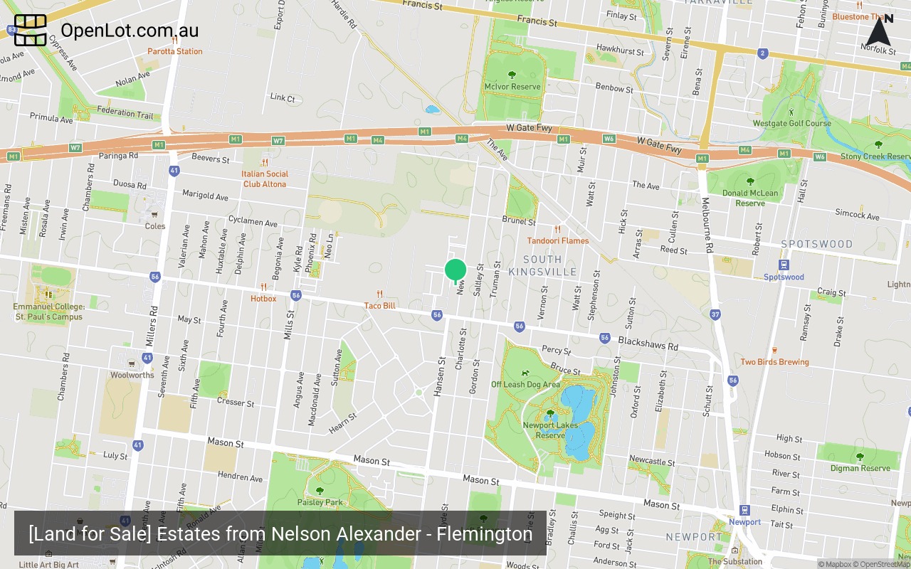 [Land for Sale] Estates from Nelson Alexander Flemington OpenLot