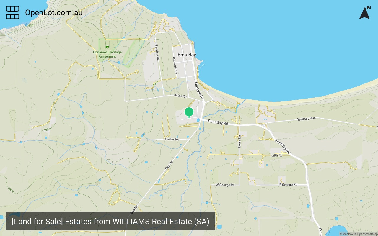 [Land for Sale] Estates from WILLIAMS Real Estate (SA) OpenLot