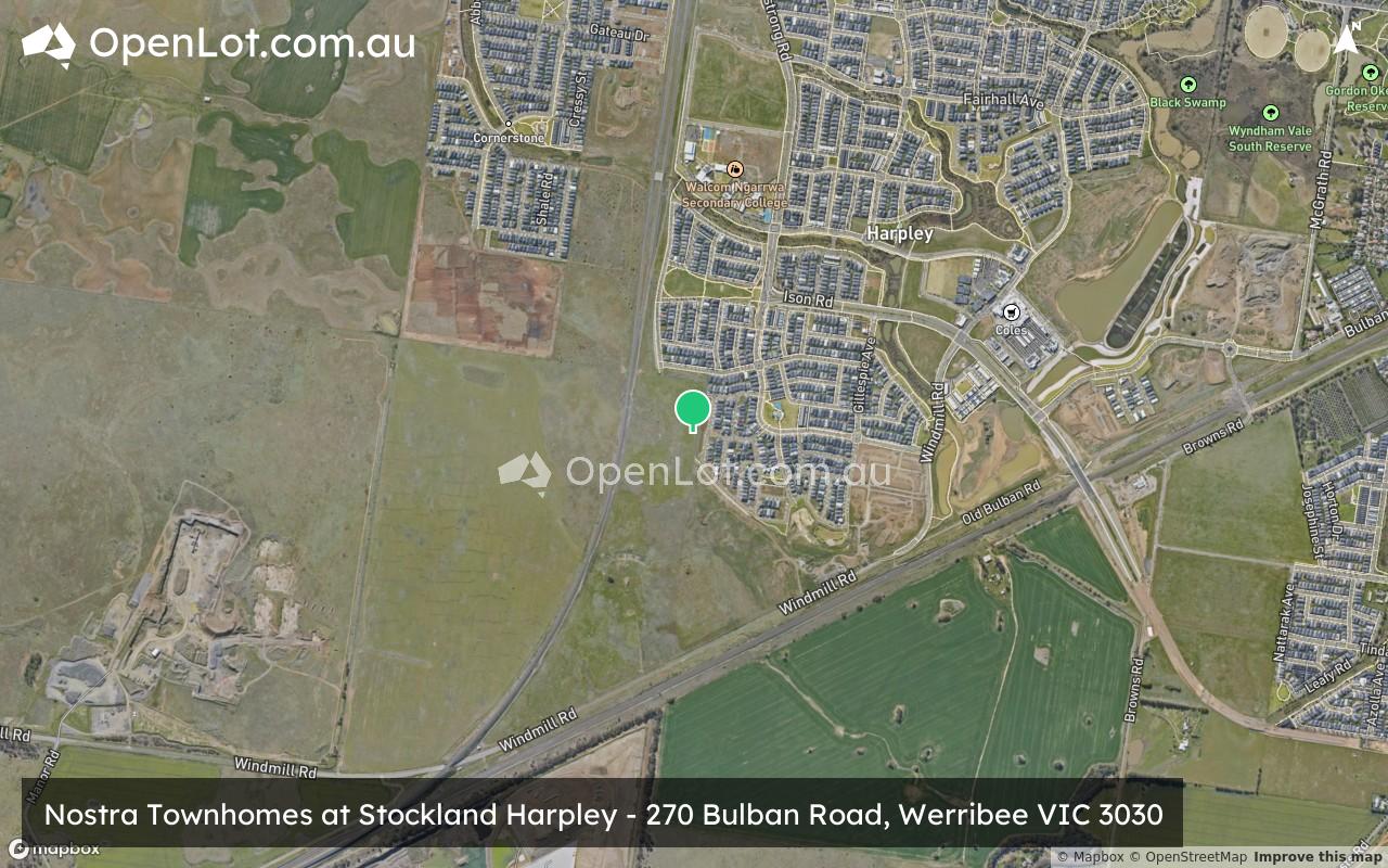 [Townhouses] Nostra Townhomes at Stockland Harpley, Werribee | OpenLot
