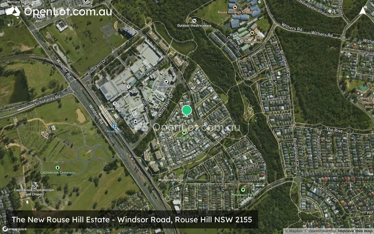 [Land for Sale] The New Rouse Hill Estate, Rouse Hill | OpenLot