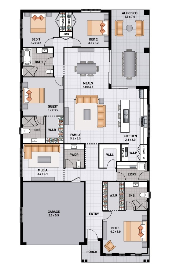 Ashbury Four Guest 28 Flip