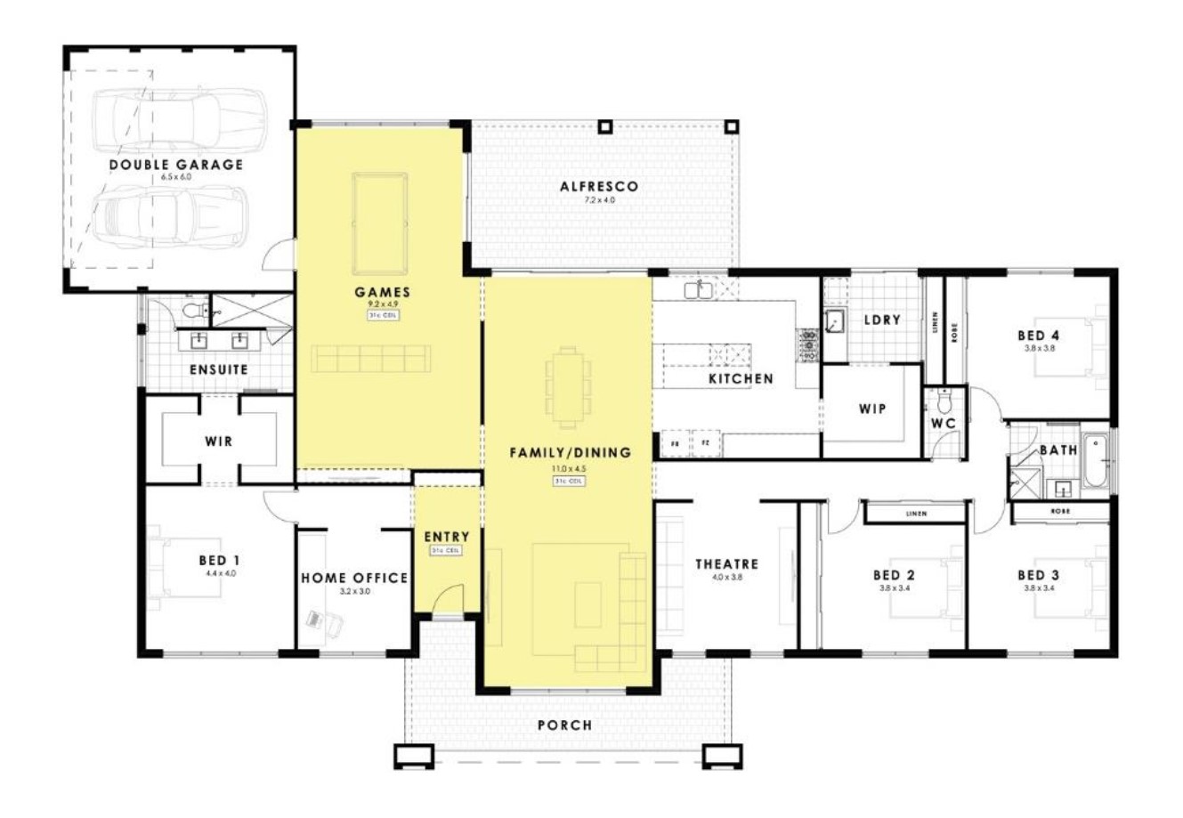 Dandalup Ranges Estate - North Dandalup - Lot 42 Floorplan
