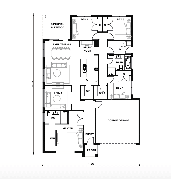 Grevillea Grove Estate - Narellan Vale - Lot 21 Floorplan