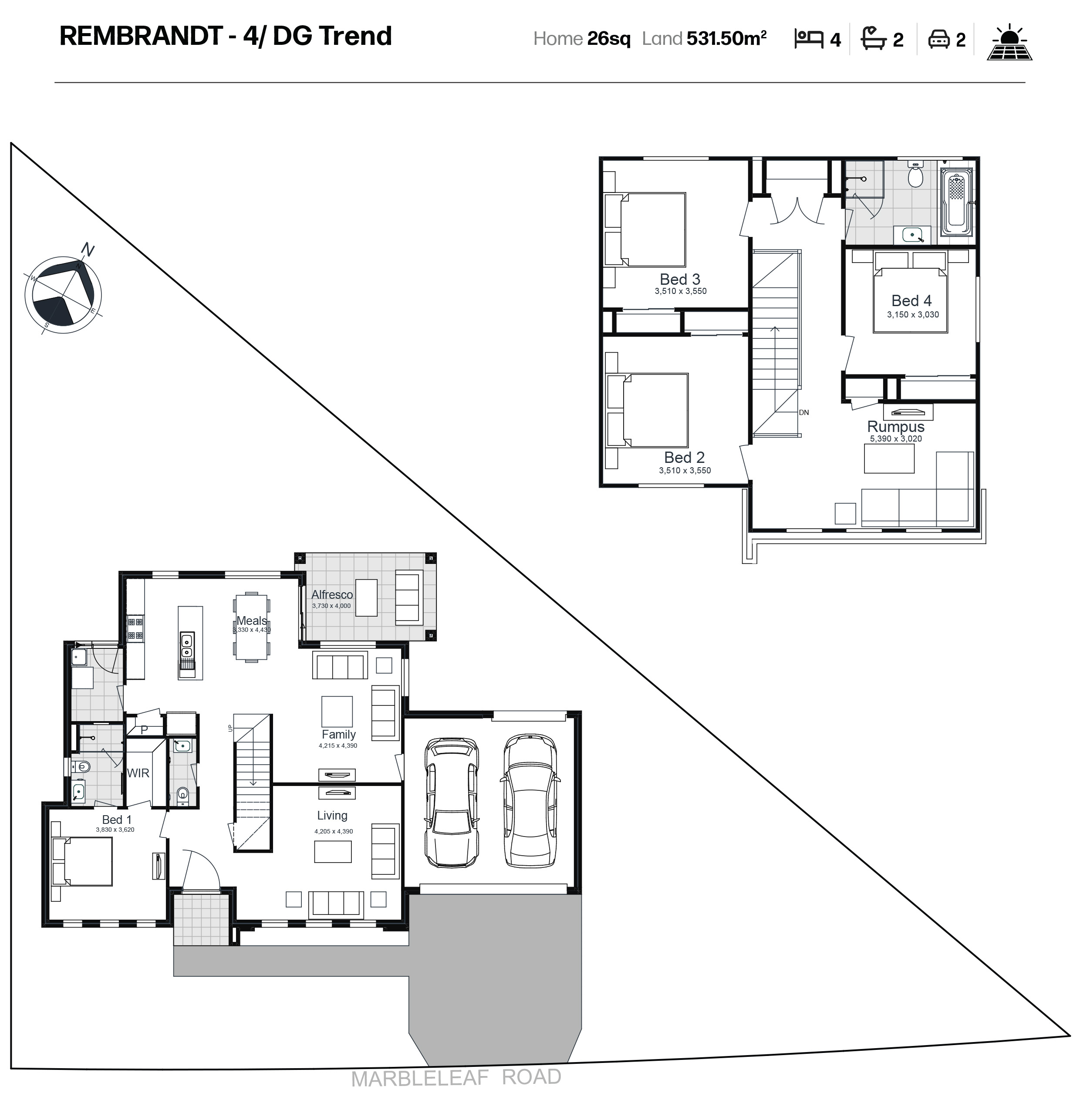 Madison Rise Estate - Woongarrah - Lot 507 Floorplan