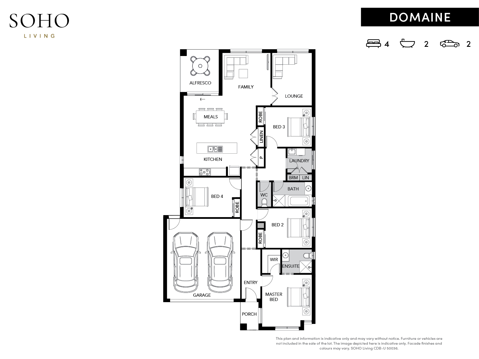 Mesa Townhome Collection at Stockland Highlands - Mickleham - Lot 43337 Floorplan