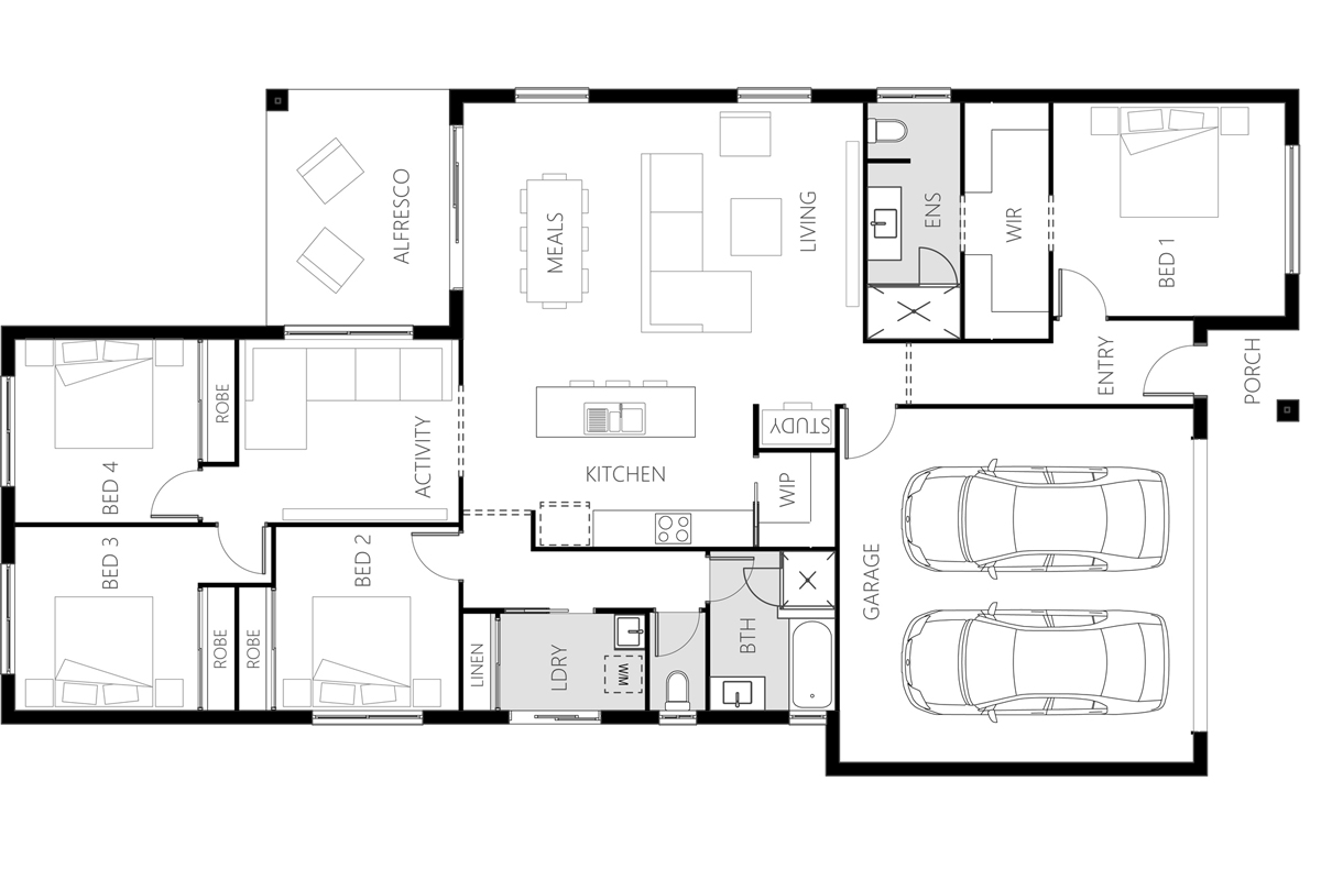 Pacific Harbour Bribie Island Estate - Banksia Beach - Lot 801 Floorplan
