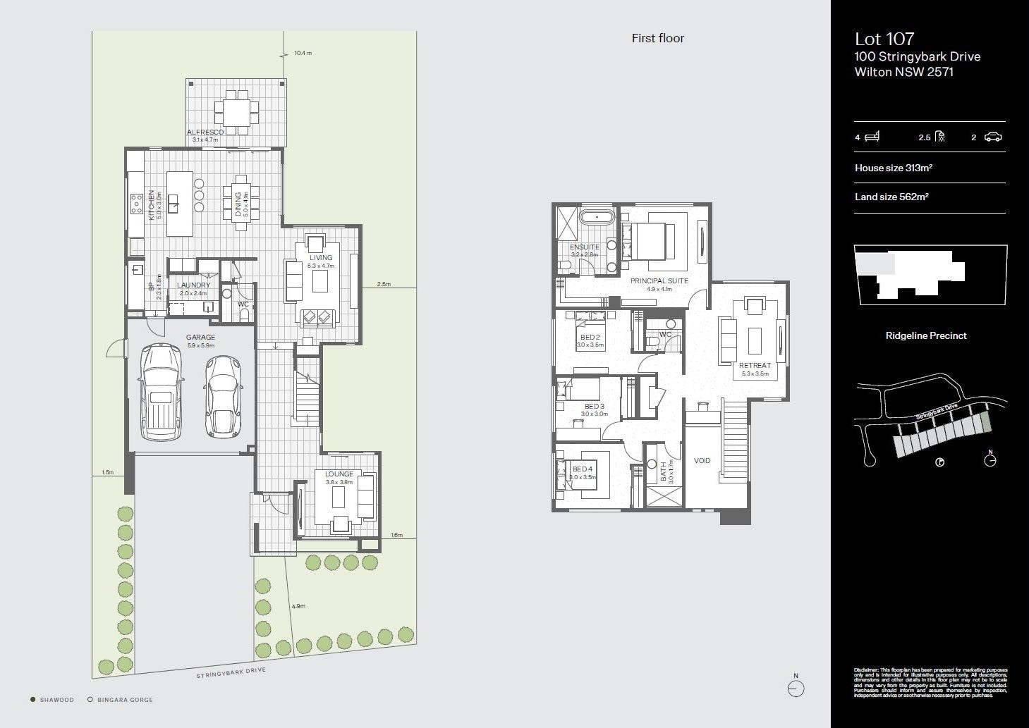 SHAWOOD at Bingara Gorge - Wilton - Lot 107 Floorplan